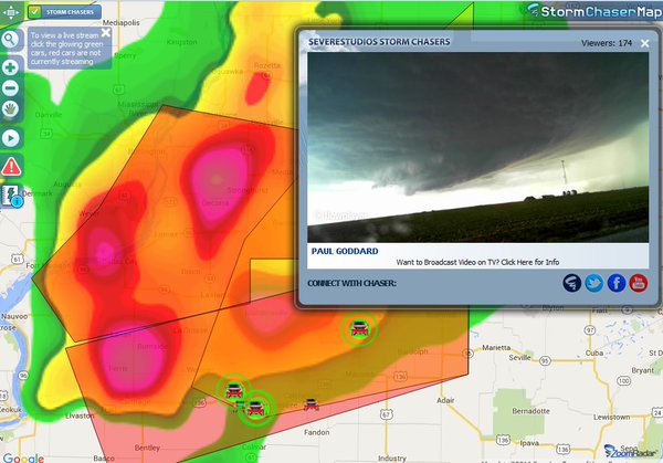 RT ZoomRadar @ZoomRadar: Awesome rotation @PGoddardSVL in perfect place ...