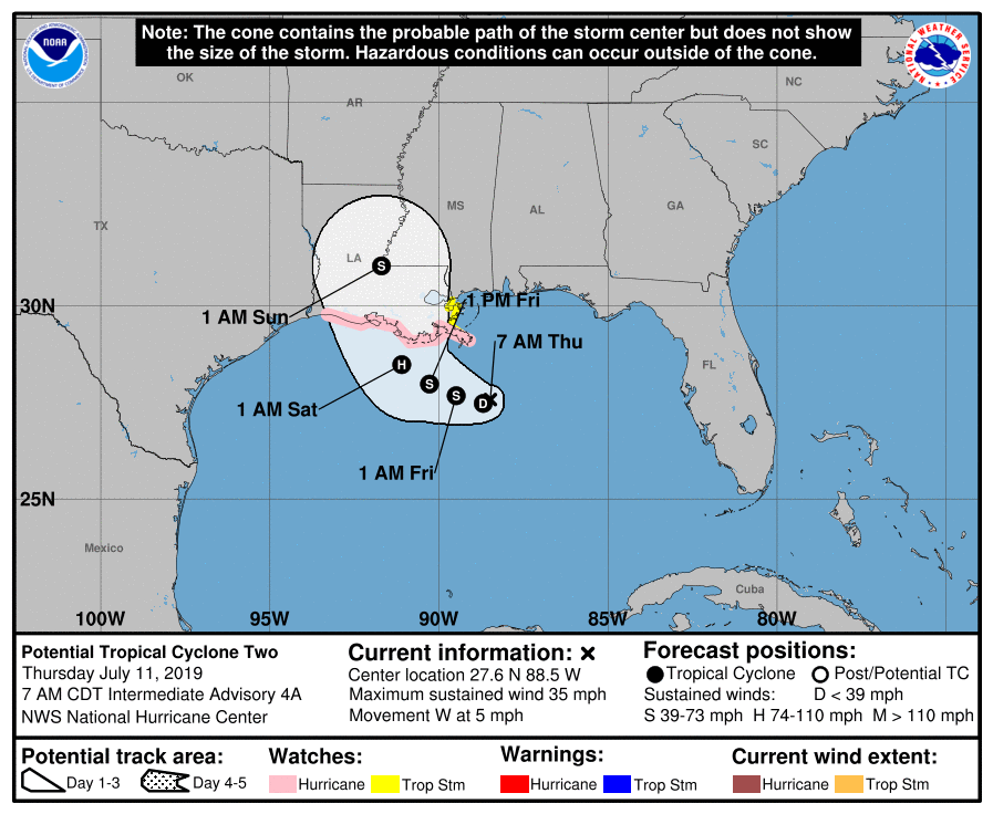 Gulf System Poses Significant Flood Risk